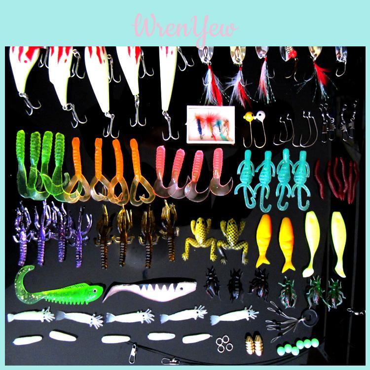 Soft Bait Lure Pack For Night Fishing With Bionic Glowing Fish For Anglers