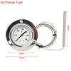 304 Stainless Steel Pizza Oven Electric Oven Bread Kiln Pointer Temperature Display 0-600 Degrees Pizza Stove Temperature Gauge