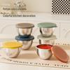 304 Stainless Steel Mini Dipping Sauce Bowl - Korean Style for Soy Sauce, Vinegar, Ketchup, and BBQ