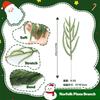 12pcs Plastic Plant Artificial Pine Branches Flower Arrangement Accessories  Home Decoration