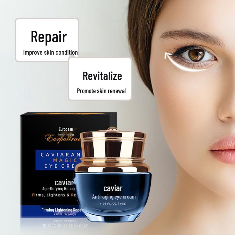 European Temptation Caviar Anti-Aging Night Repair Eye Cream & Firming Eye Mask