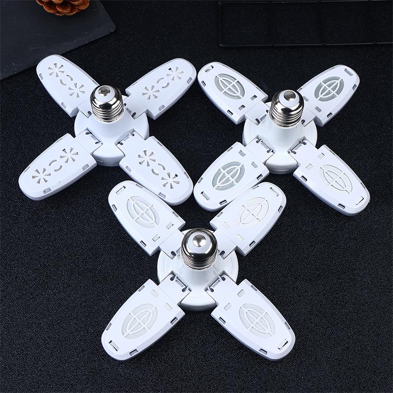 1Pc E27 Bulb Led Indoor Bulb Fan Leaf Super Bright Home Decoration Living Room Styling Light Ceiling Light Led E27 Bulb
