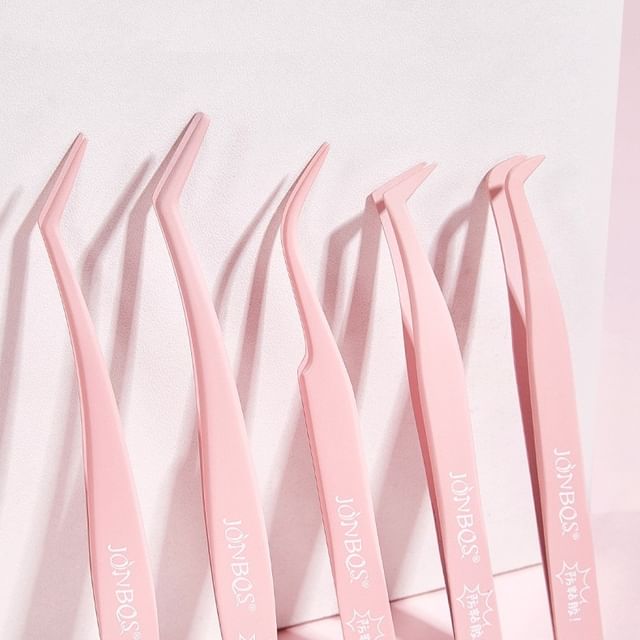 Nreain - Пинцет для накладных ресниц из сплава (Различные дизайны) 5