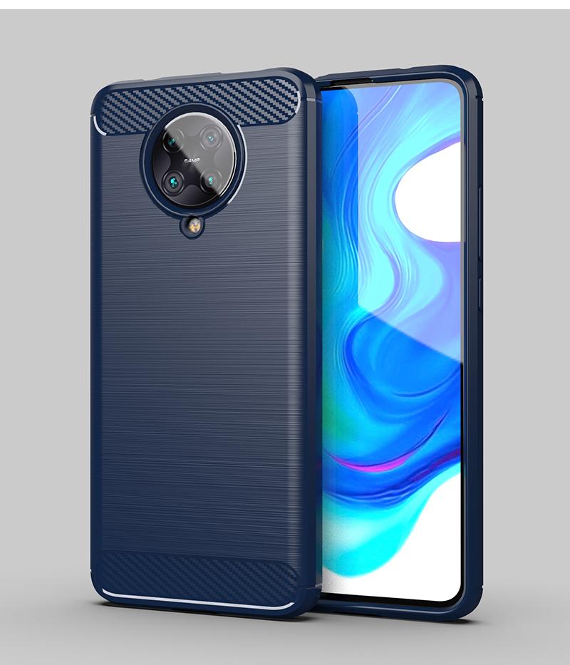 

For Xiaomi Poco F2 Pro Case Rubber Bumper Silicon Carbon Fiber Cover For Xiaomi Poco F2 Pro Phone Case For Xiaomi Poco X3 F2 Pro For Poco F2 Pro