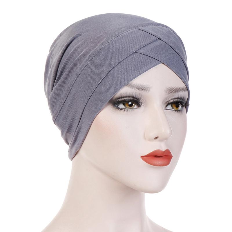 Heldeksel Indre Hijab Caps Muslim Stretch Turban Cap Islamsk Underskjerf Bonnet