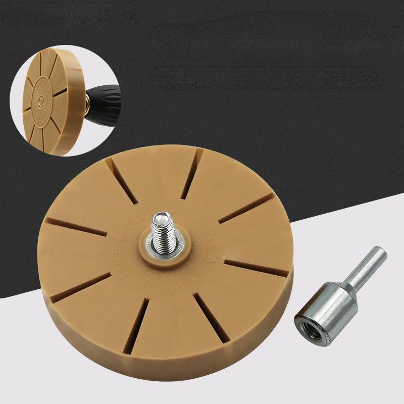 3.5 Inch 90mm Universal Rubber Eraser Wheel For Remove Car Glue Adhesive Sticker Pinstripe Decal Graphic Auto Repair Paint Tool