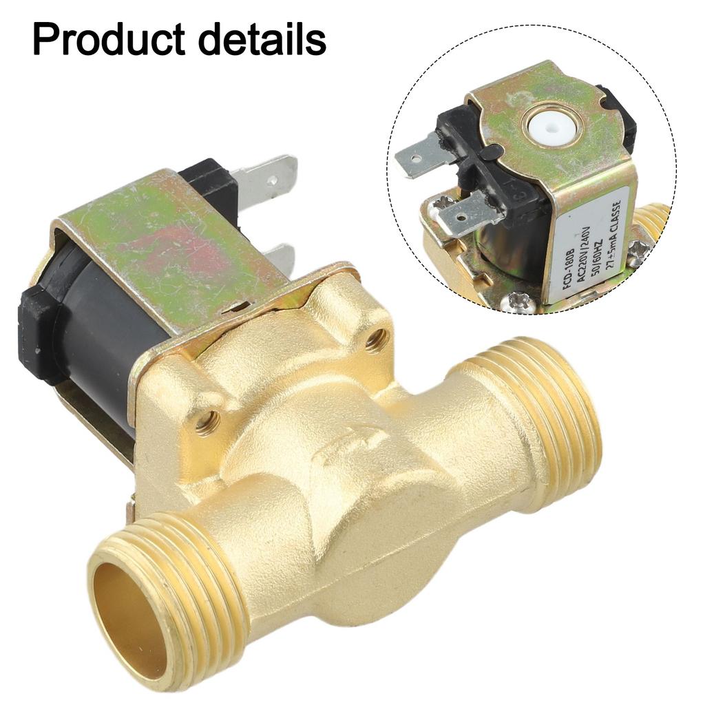 Brass Solenoid Valve 220V for Water Control - Reliable and Effective