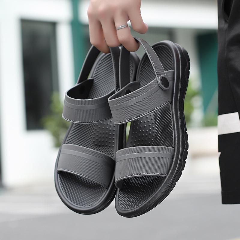 2024 Summer Men's Non-Slip Waterproof Sandals - Two-Way Wear Casual Beach Shoes