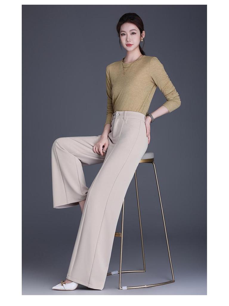 2026 Spring/Summer Women's Loose Wide-Leg Straight Pants