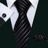 Barry Wang Formal Mens Paisley Silk Tie Set Mens Necktie Pocket Square Cufflinks Wedding