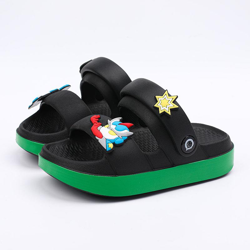 Flexible Soft Eva Boys Summer Slippers Trendy Nonslip Indoor Sandals For Kids In Fun Cartoon Designs