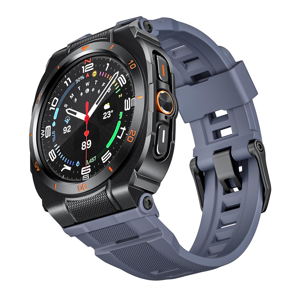 Sport Silicone Strap+Metal Case for Samsung Galaxy Watch Ultra 2025 47mm Bracelet Correa for Galaxy Watch 7 Ultra 2 Accessories