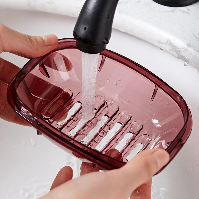 Portable Soap Box for Outdoor Use Fashionable and Creative Outdoor Soap Box Sealed Drainage Bathroom Soap Box with Lid