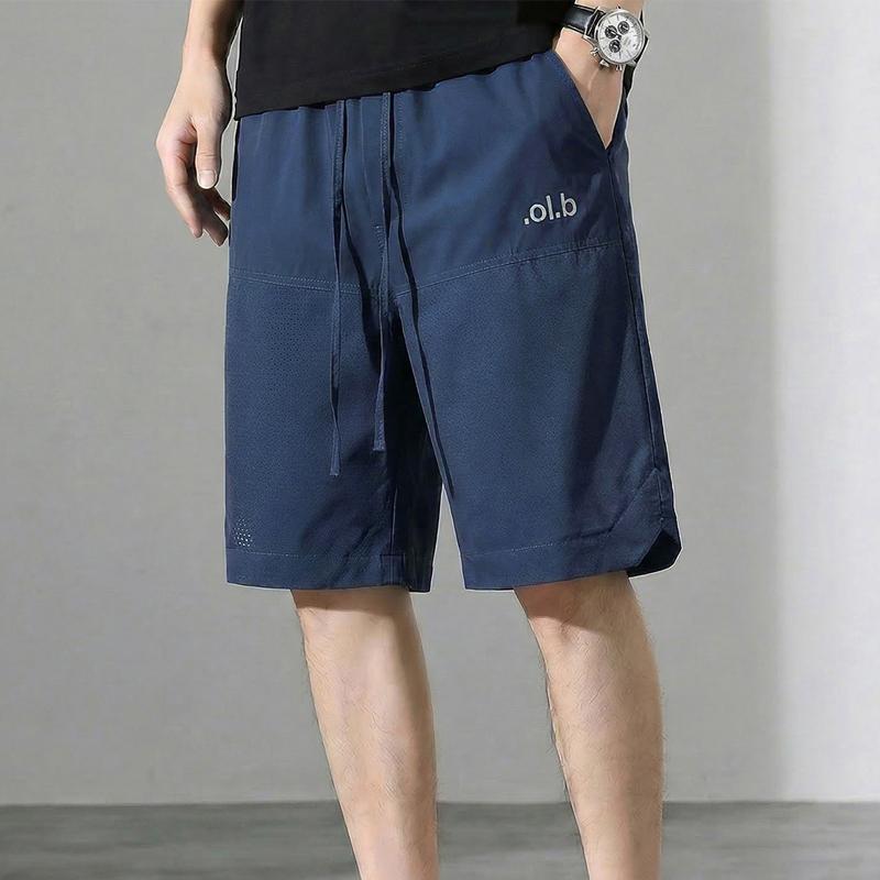Taglie Forti 6XL-12XL Moda Estiva Pantaloncini Sportivi Neri da Uomo Abbigliamento Vita Elastica Casual Traspiranti Pantaloncini Oversize