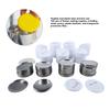 Button Maker Supplies Pin Back Button Parts 2.3in Diameter Widely Used Plastic Base Rustproof 100 Sets for Gift Making