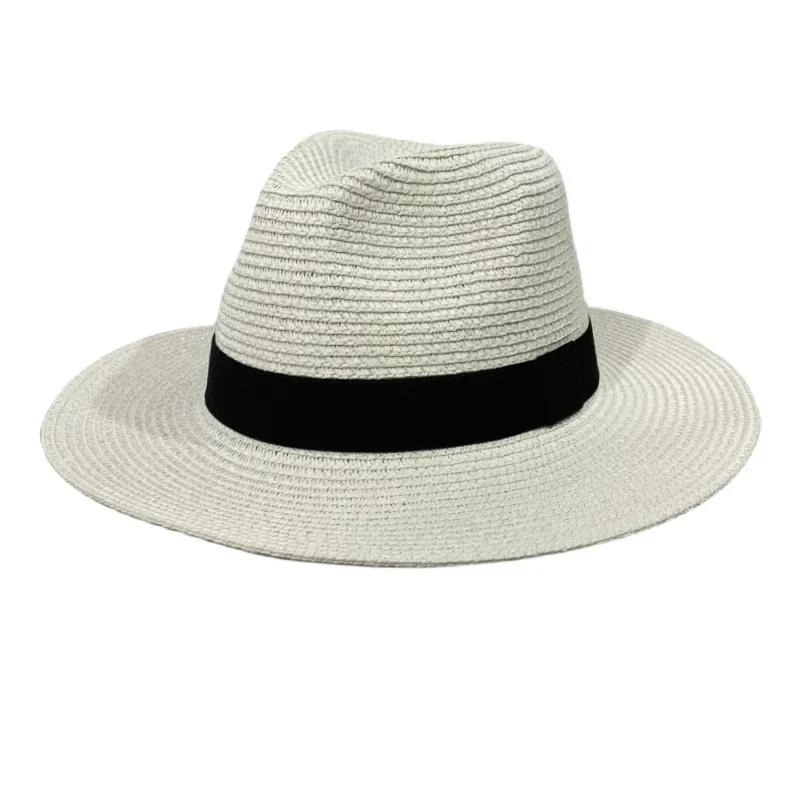 Foldable Wide Brim Sun Protection Hat for Men And Women Outdoor Travel Beach Caps Summer Soft Top Straw Cap