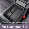 For Leapmotor B10 2025 2026 Central Control Armrest Inner Storage Box Organizer Container Car Interior Accessories