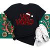 2025 Women Santa Claus Print Clothes Christmas 90s Funny Holiday Fashion Cartoon Tops Tee Shirt Ladies Female Graphic TShirt