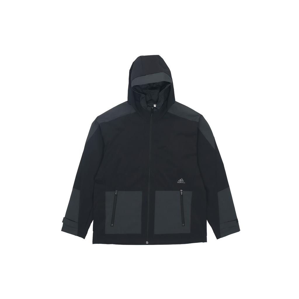 adidas Jackets Men's Black Hooded Moderate Other H40220