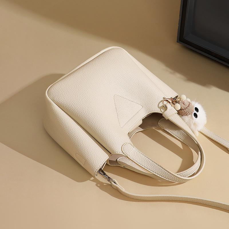 Women's Bag Crossbody Bag Carrying Basket Leather Senior Sense Popular Bucket Bag