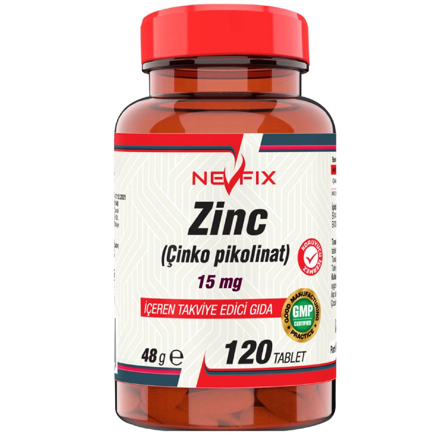 

Zinc Picolinate 15 Mg 120 Tablet Elemental Form