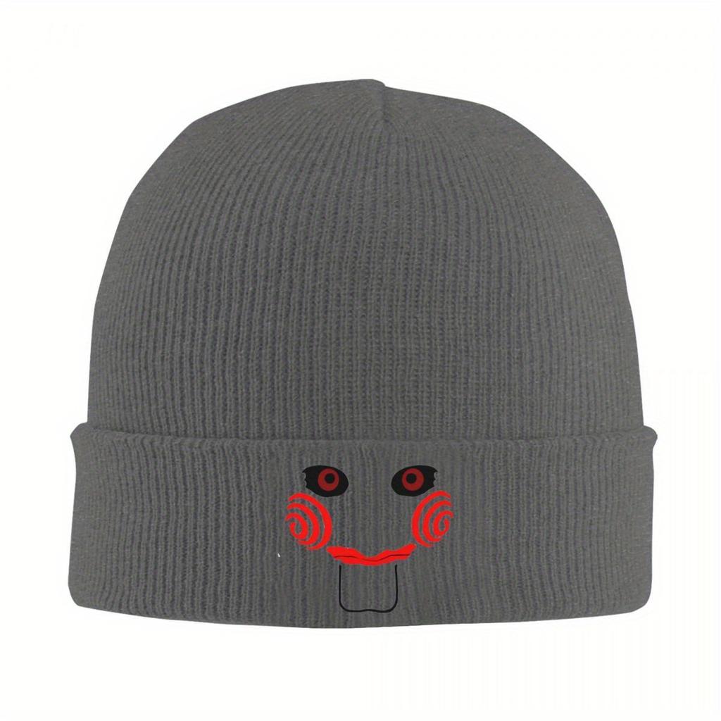 Saw Jigsaw Knitted Hat Beanie Winter Hat Warm Color Horror Movie Billy Cap Men Women