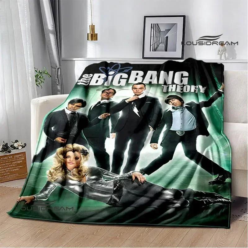 The Big Bang Theory Blanket Blankets for Beds Picnic Blanket Flange Warm Blanket Home Travel Blankets Bed Linings Birthday Gift