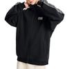Anta Gestrickte Sport Stehkragen Freizeitjacke Unisex Jacke Basic-Schwarz 972348709-3