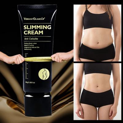 Hřejivý dietní masážní krém pro spalování celulitidy, redukci ochablé kůže, dietní gel, zeštíhlení, management obezity, 1 kus, 80g