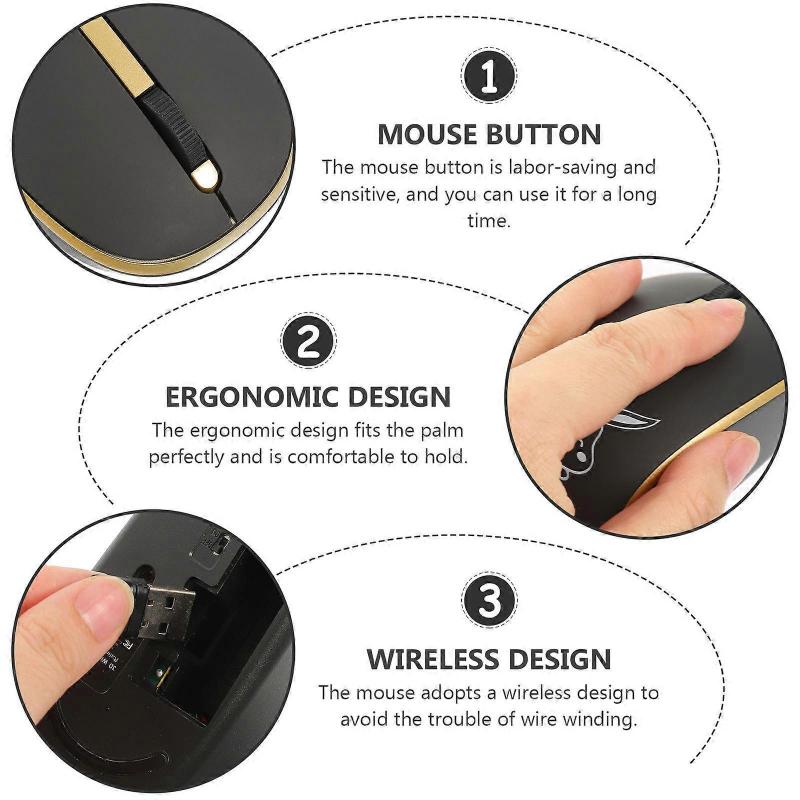 Wireless Mouse Silent Wireless Optical Mouse Computer Use