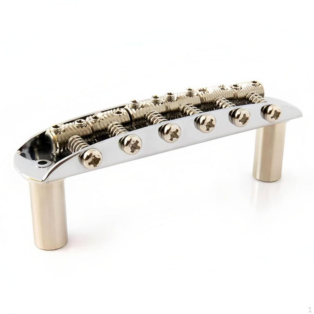 Adjustable Guitar Bridge Vintage-Style Hardware Sturdy for Luthier