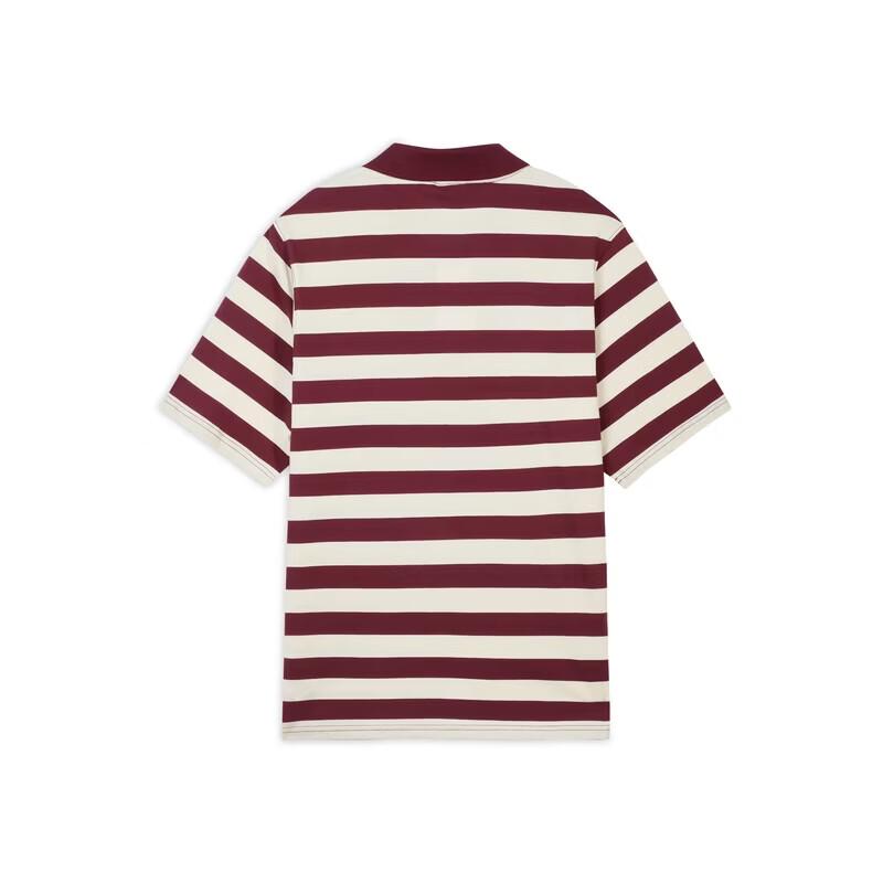 PUMA Unisex Retro Stripe Short Sleeve Polo Shirt