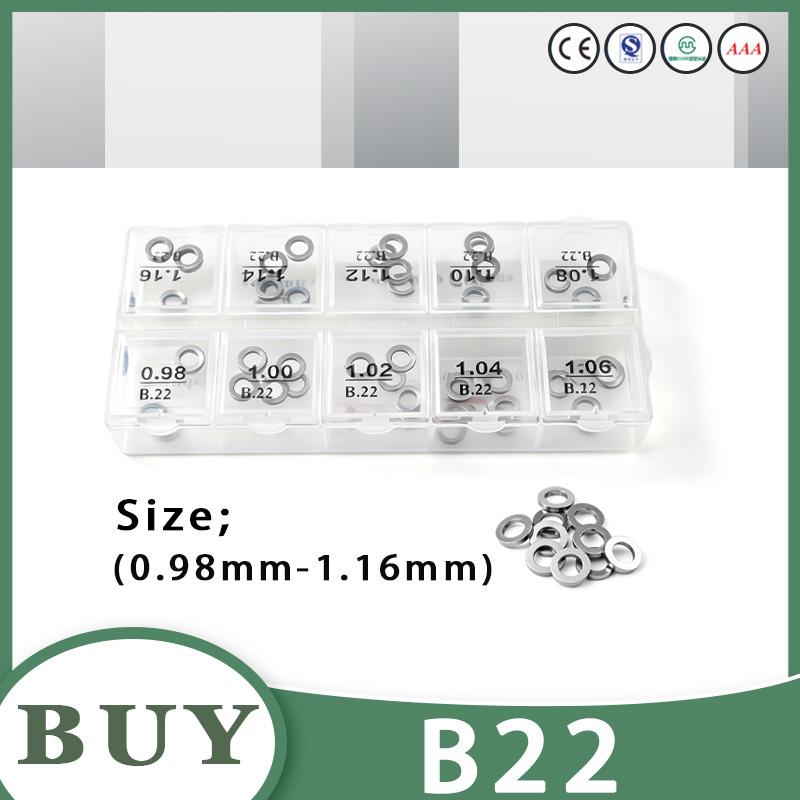 B41 50 Pieces/Box Automotive Engine Parts Fuel Injector Adjustment Gasket B12 B15 B11 B14 B13 B16 B22 B25 B26 B48 B40 B31 LH1142