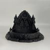 3D Printed Castle Jewelry Stand Black Gothic Style Decorative Tray  Desktop Decor