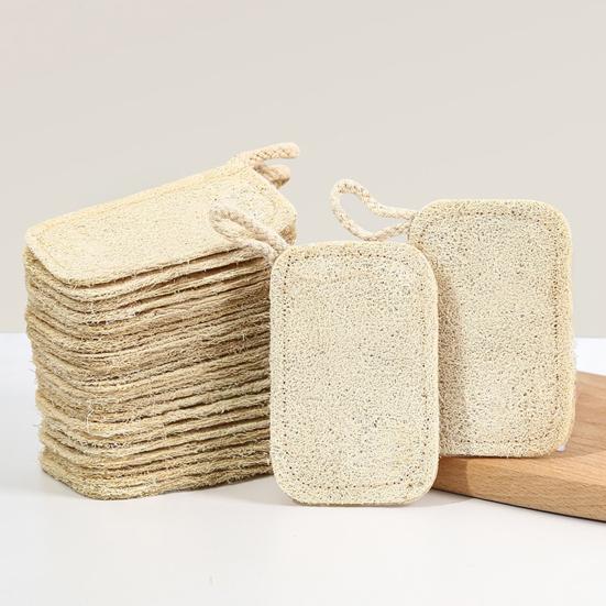 Loofah Dish Scrubber Convenient Dish Pot Washing Cloth Quick Drying Loofah Cleaning Pad for Home Kitchen