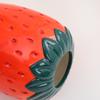 Creative Strawberry Vase Ceramic Hydroponic Vase Flower Arrangement Home Decor Desktop Ornaments