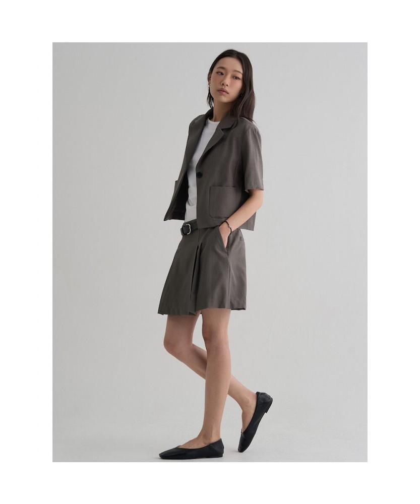 8seconds Tailored Collar Short Sleeve Jacket Grey