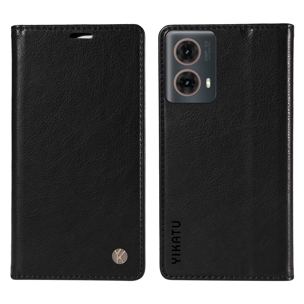 For Motorola Moto G85 5G/S50 Neo 5G Wallet Case Litchi Texture Leather Phone Cover