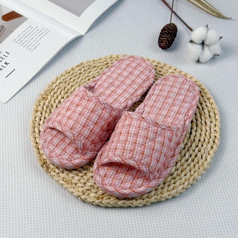 Artistic Unisex Korean Style Indoor Slippers with Cloth Soles