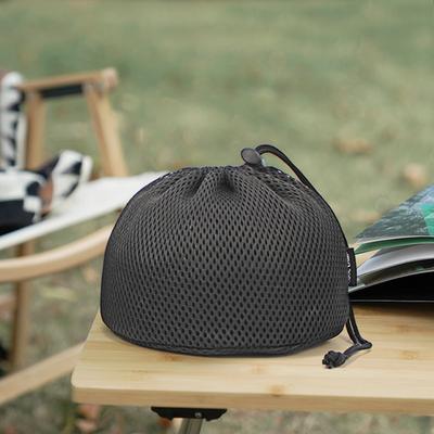 Outdoor-Set Topf Aufbewahrungstasche Camping Herd Herd Kopf Anti-Kollision Verdickung Schutzhülle Titan Wasserkocher Hängetopf