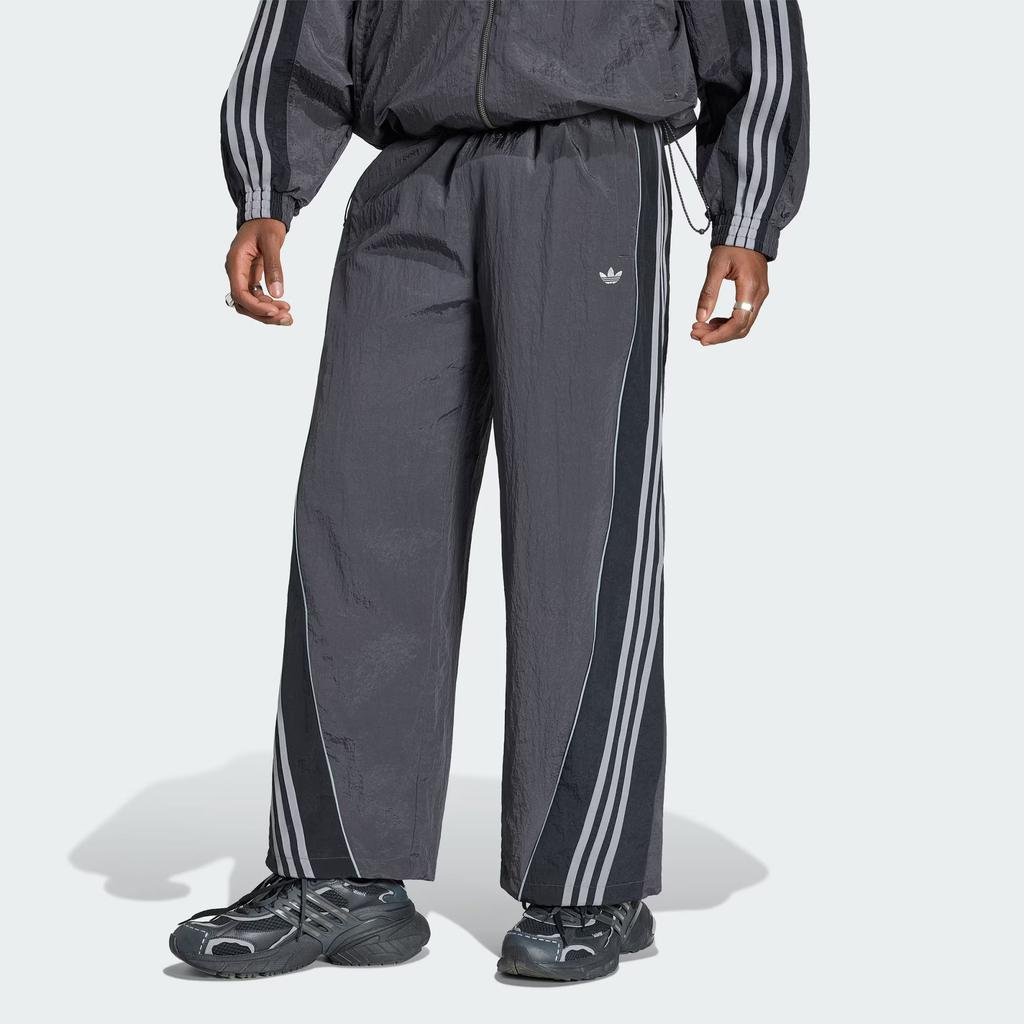adidas Originals Adilenium Loose Striped Elastic Waist Home Leisure Woven Sports Pants Men Bottoms KX4833