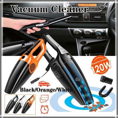 Aspirateur de voiture 120W 12V Aspirateur à main portable Super aspiration Double usage sec et humide Aspirateur pour voiture