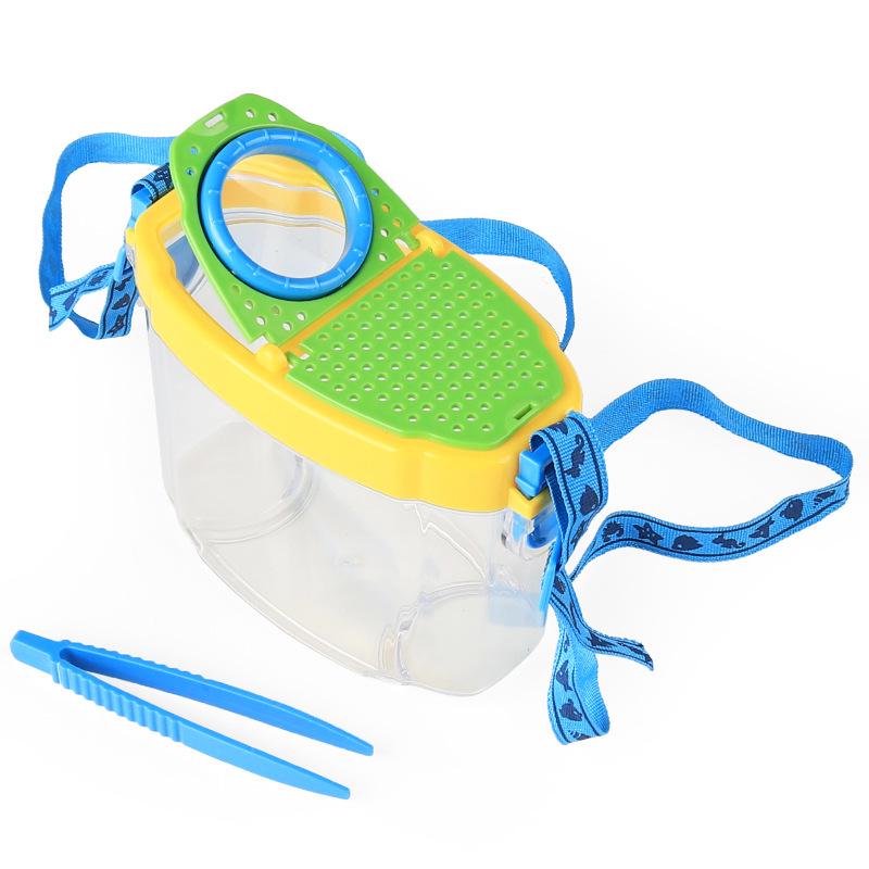Children's Insect Observation Box: Soft Plastic Butterfly, Mantis, Bee Simulation Set