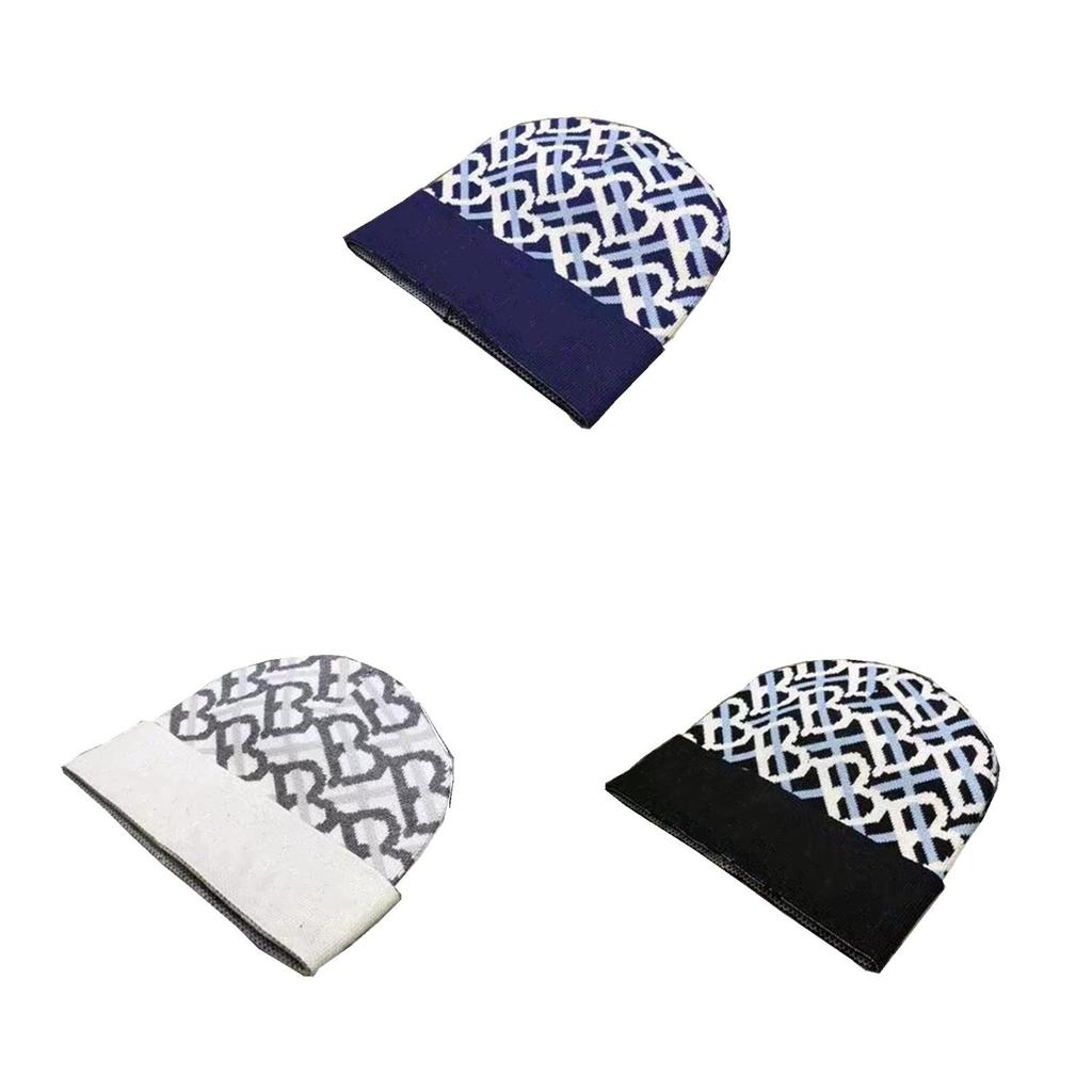 Knitted Hat For Men Women With Digital Print Warm Breathable For Winter Casual Style