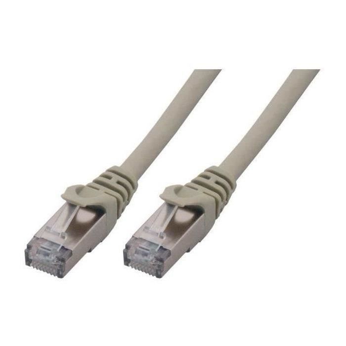 MCL Câble Réseau - 10 M Catégorie 6a - Pour Périphérique Réseau