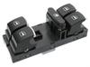 VW Golf V 06-08 COMBINED Switch for Electric Windows, CHROME