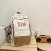 Schoolbag Japanese simple and fashionable backpack 1011 summer new middle school schoolbag college student college style alphabet backpack