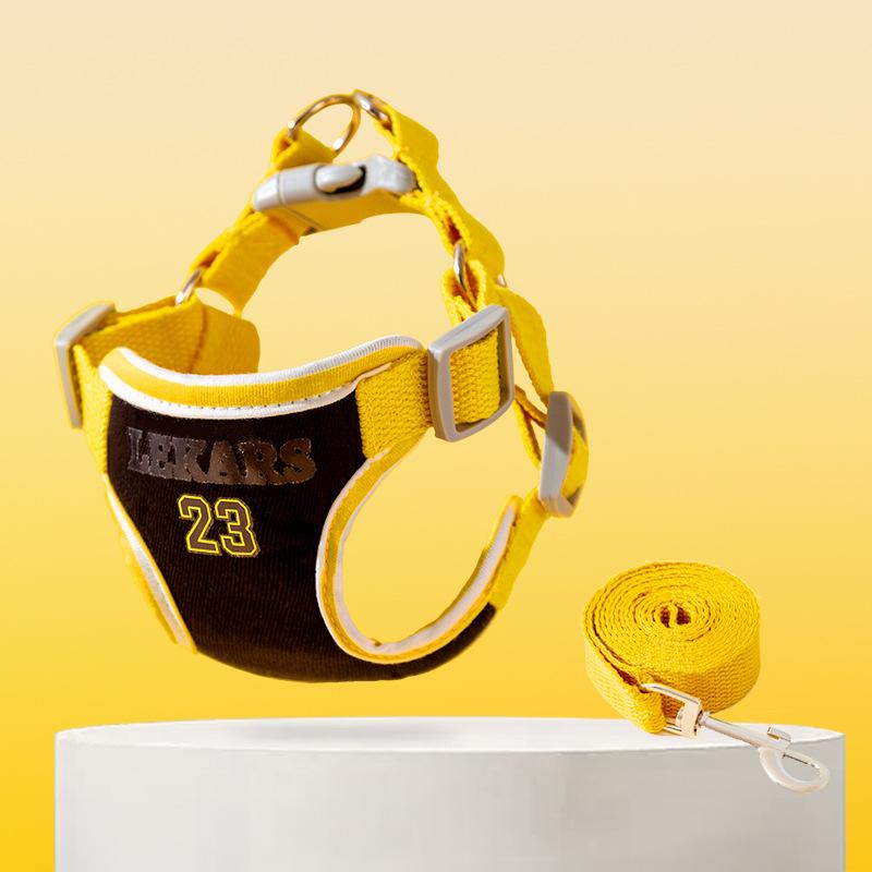 

Поводок для собаки поводок для собаки поводок для собаки жилет нагрудный ремень маленький поводок для собаки плюшевый мишка поводок поводок для выгула собаки XL (applicable weight 15-12 kg)