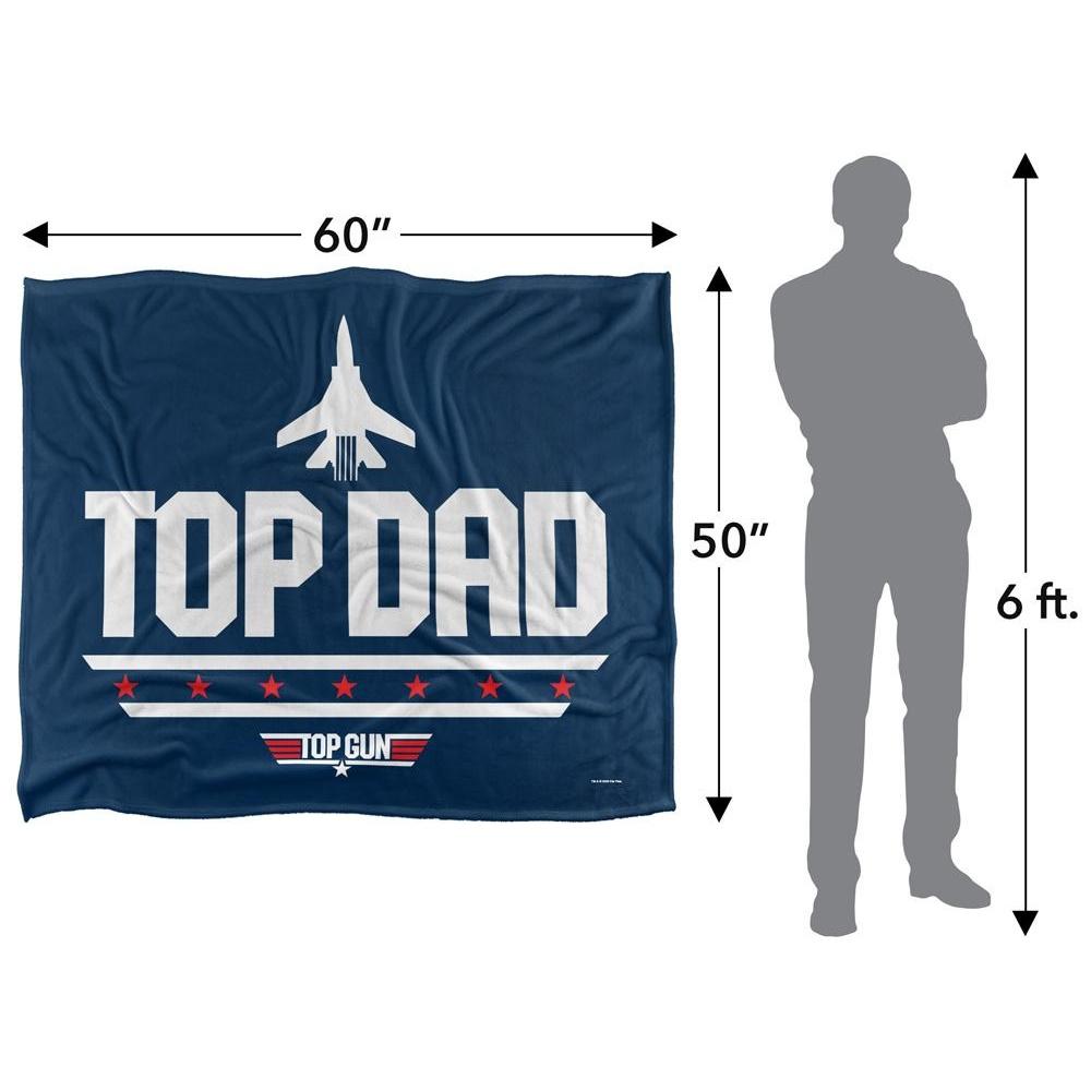 Top Gun Top Dad Silky Supersoft Blanket