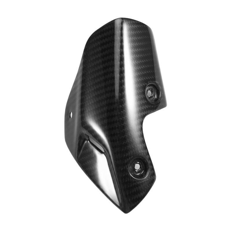 A58X-Carbon Fiber Exhaust Hood Heat Protection Shield For BMW S1000R -2024 Motorcycle Cover Carbon Fiber Pattern